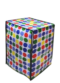 PVC Printed Font loading Machine Covers Dimensions (25"*23.5"*33") and Capacity (320) Liters - 320 Liter, Green, PVC, Pack of 1